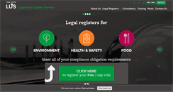 Desktop Screenshot of legislationupdateservice.co.uk